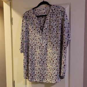 Maurices Multicolor Floral Blouse